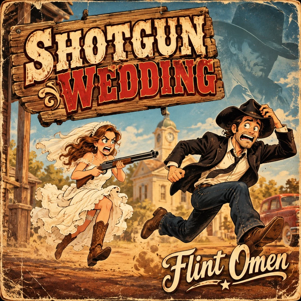 Shotgun Wedding cover art by Flint Omen