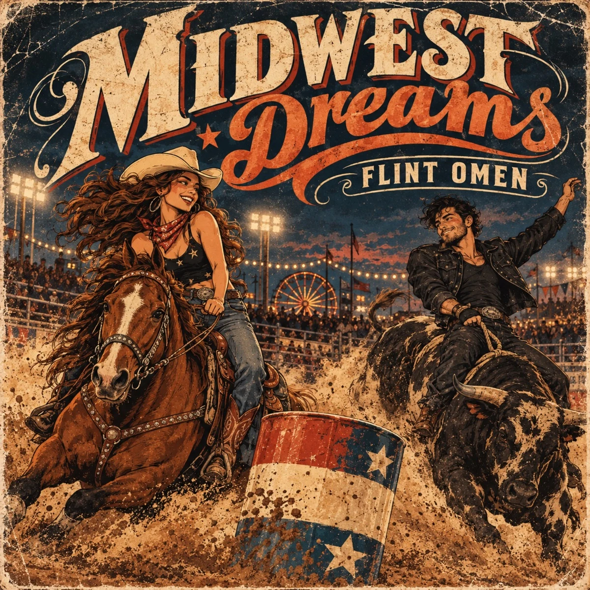 Midwest Dreams cover art by Flint Omen