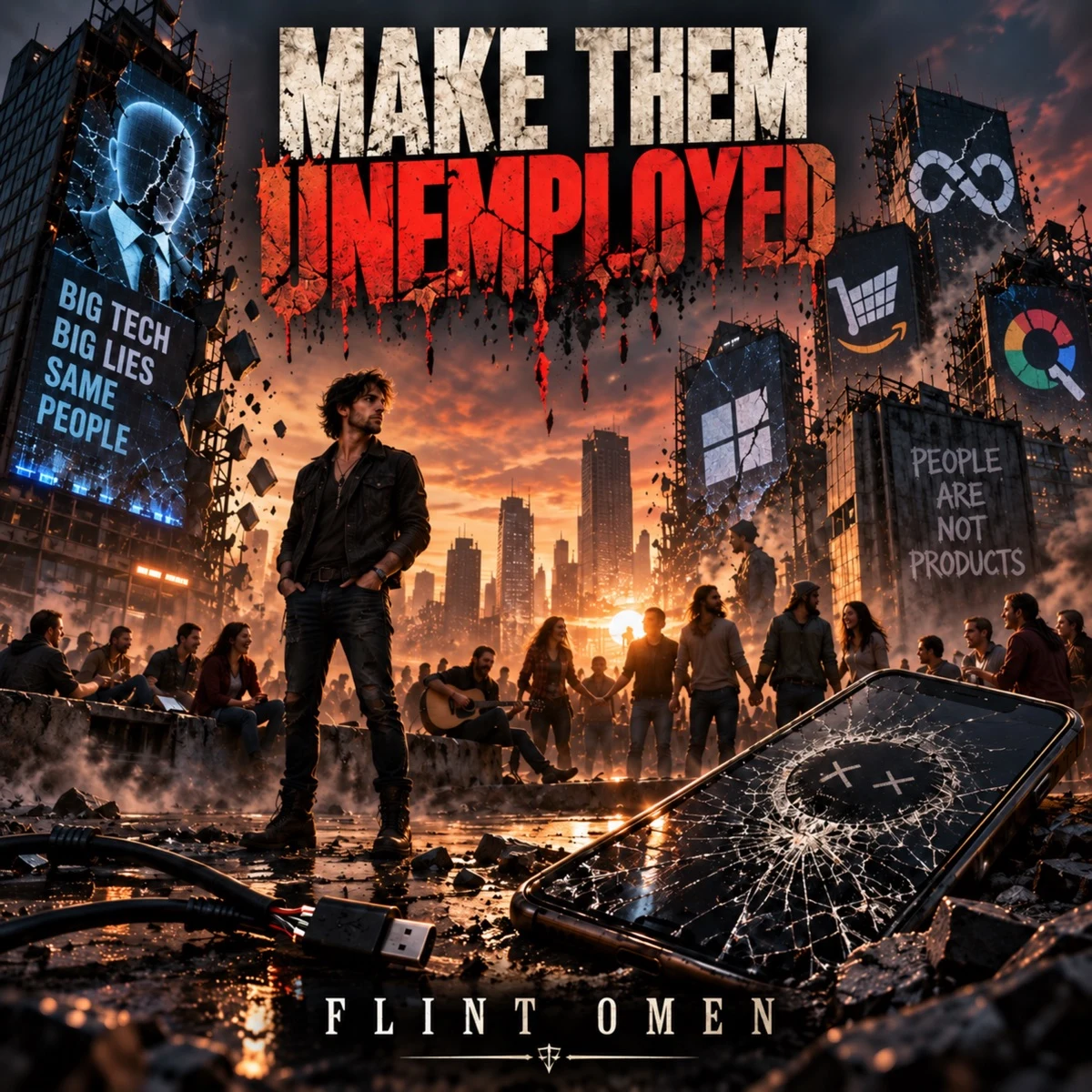Make Them Unemployed cover art by Flint Omen